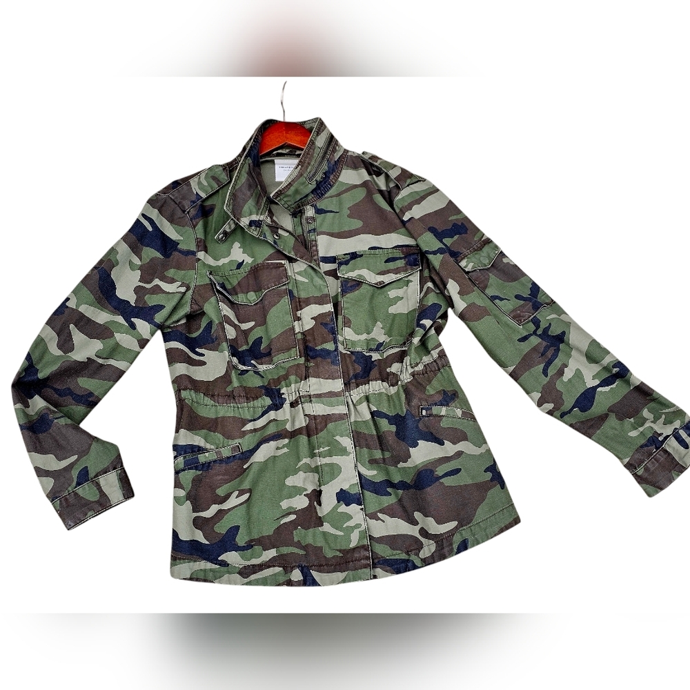 Thread & Supply Camo Jacket w/Waist Drawstring - Medium